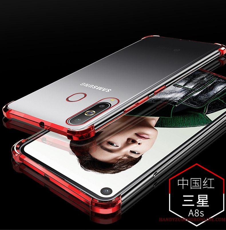 Hoesje Samsung Galaxy A8s Zakken Gasbag Persoonlijk, Hoes Samsung Galaxy A8s Scheppend Rood Eenvoudige