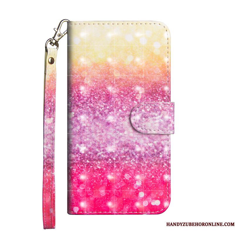 Hoesje Samsung Galaxy A9 2018 Bescherming Camouflage Anti-fall, Hoes Samsung Galaxy A9 2018 Leer Roodtelefoon