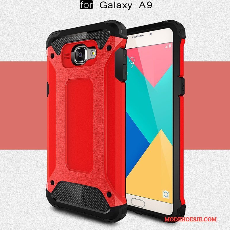 Hoesje Samsung Galaxy A9 Siliconen Hoge Anti-fall, Hoes Samsung Galaxy A9 Zakken Telefoon Mesh