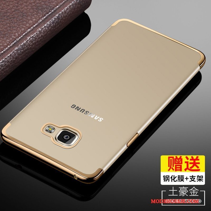 Hoesje Samsung Galaxy A9 Zacht Goud Dun, Hoes Samsung Galaxy A9 Bescherming Telefoon Hoge