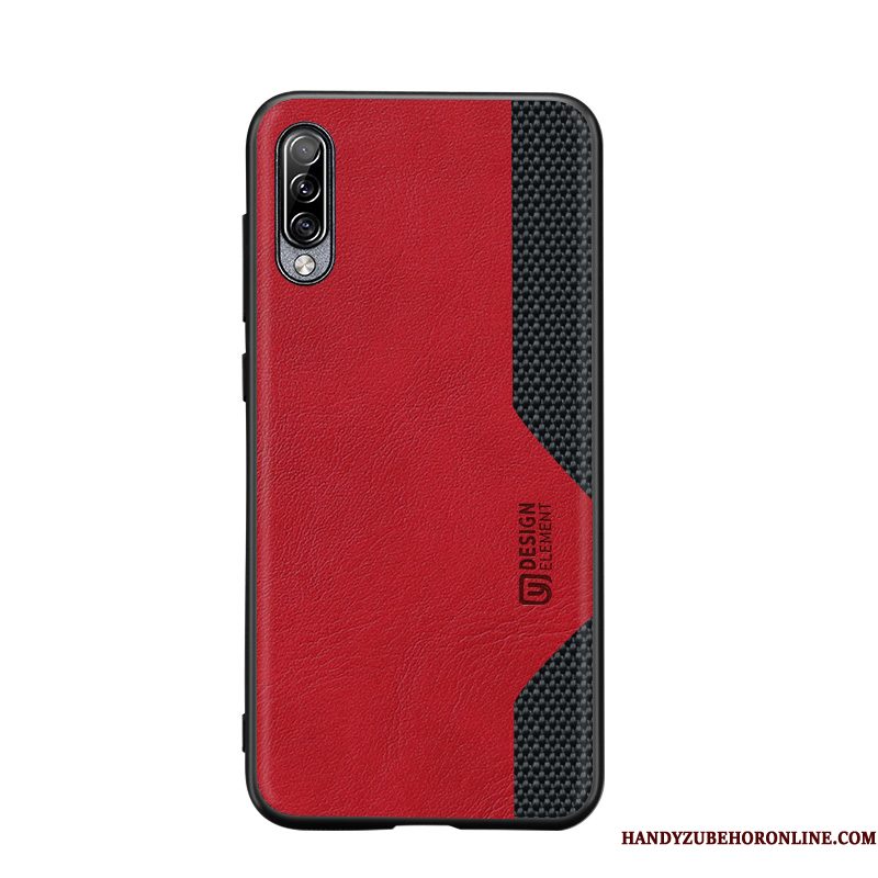 Hoesje Samsung Galaxy A90 5g Bescherming Telefoon Nylon, Hoes Samsung Galaxy A90 5g Siliconen Anti-fall Rood