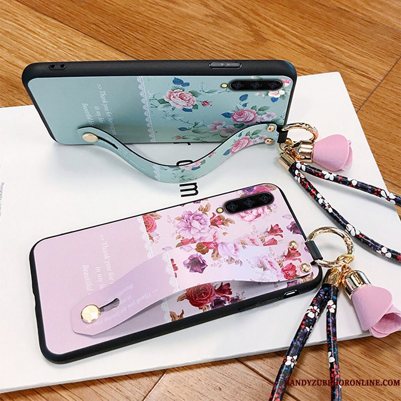 Hoesje Samsung Galaxy A90 5g Bescherming Trendy Merk Roze, Hoes Samsung Galaxy A90 5g Zacht Anti-falltelefoon