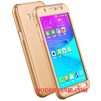 Hoesje Samsung Galaxy J5 2016 Zakken Telefoon Hard, Hoes Samsung Galaxy J5 2016 Bescherming Trend Goud