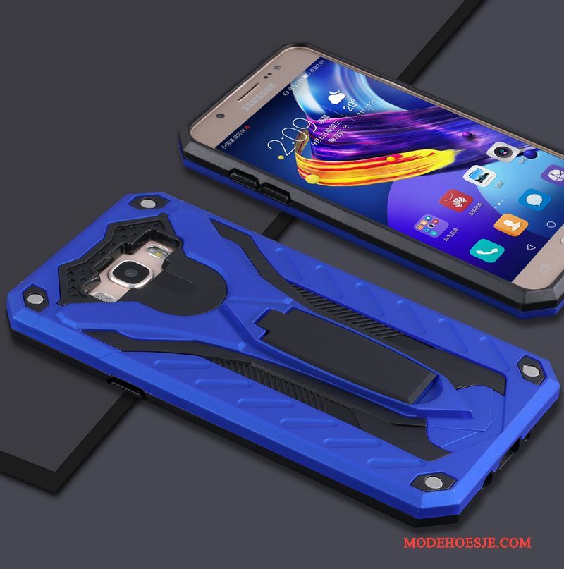 Hoesje Samsung Galaxy J7 2015 Zakken Blauwtelefoon, Hoes Samsung Galaxy J7 2015