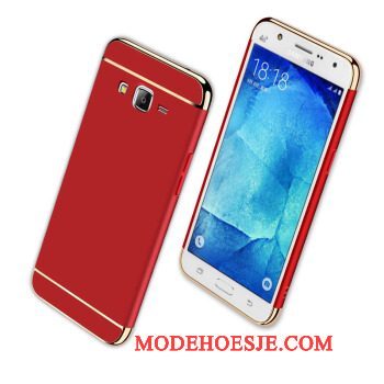 Hoesje Samsung Galaxy J7 2016 Zakken Rood Anti-fall, Hoes Samsung Galaxy J7 2016 Bescherming Telefoon