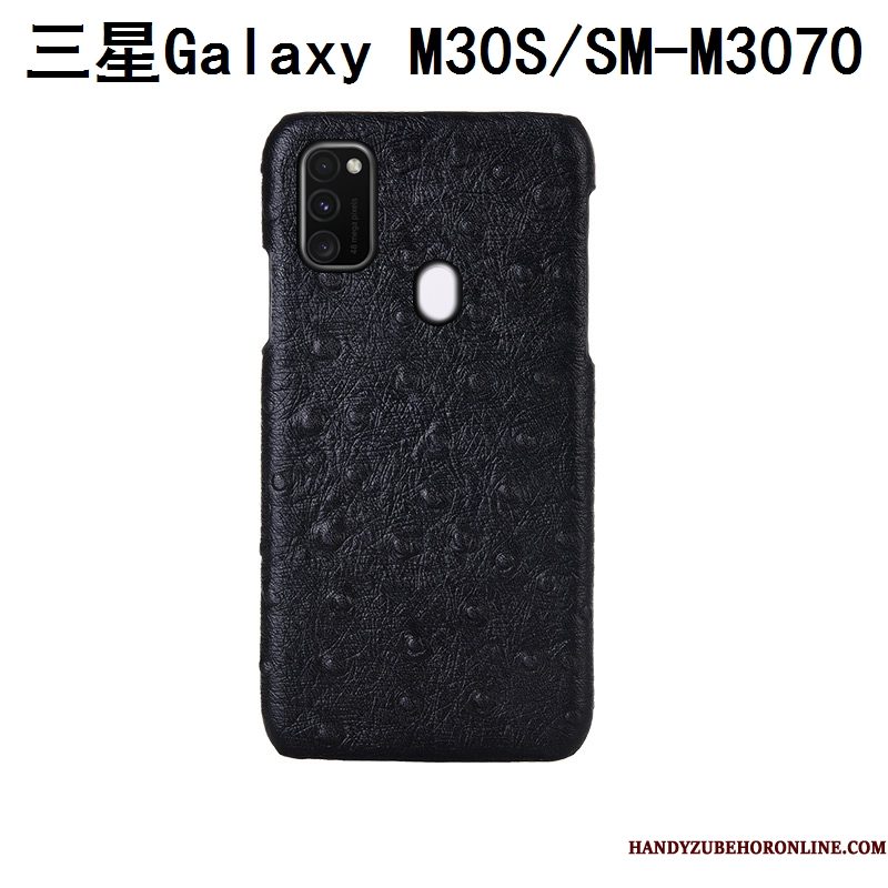 Hoesje Samsung Galaxy M30s Luxe Pas Patroon, Hoes Samsung Galaxy M30s Mode Achterklep Anti-fall