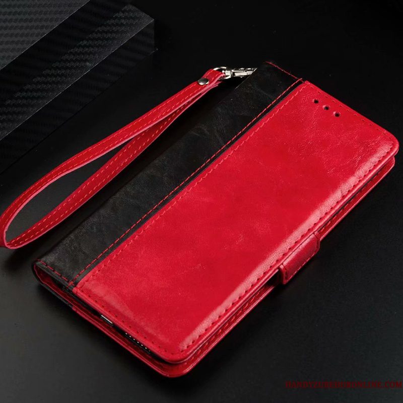 Hoesje Samsung Galaxy M30s Zakken Rood Anti-fall, Hoes Samsung Galaxy M30s Folio Telefoon