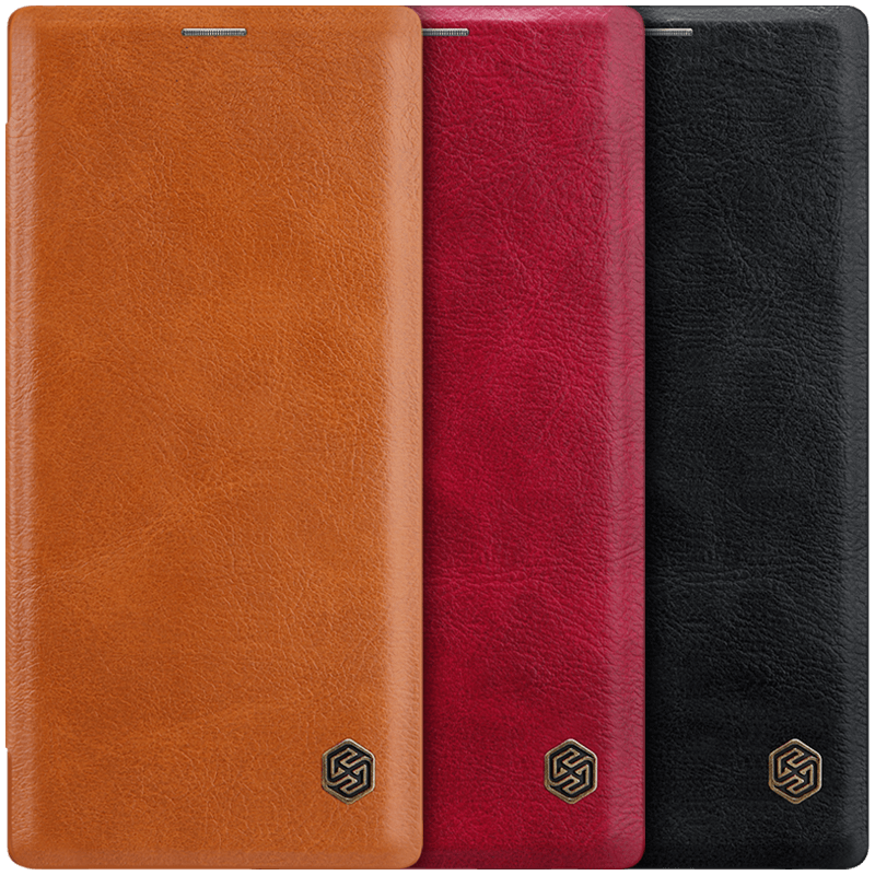 Hoesje Samsung Galaxy Note 10+ Leer Goud Zwart, Hoes Samsung Galaxy Note 10+