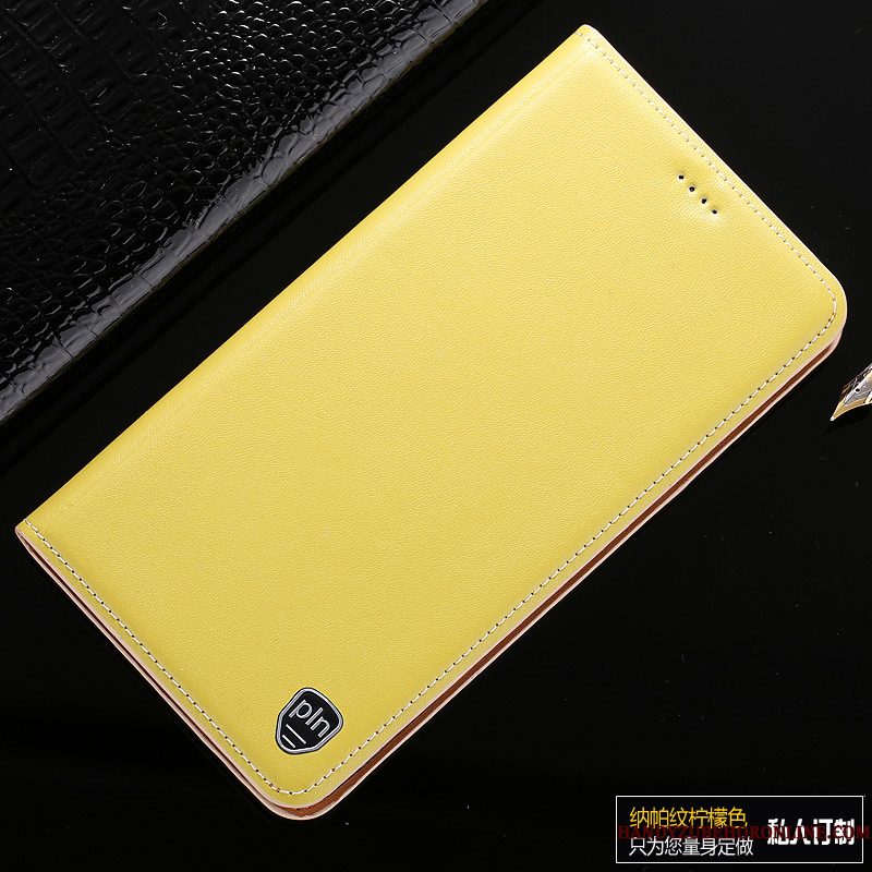 Hoesje Samsung Galaxy Note 10 Lite Bescherming Citroentelefoon, Hoes Samsung Galaxy Note 10 Lite Leer Geel Patroon
