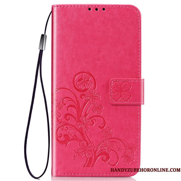 Hoesje Samsung Galaxy Note 10 Lite Zacht Telefoon Anti-fall, Hoes Samsung Galaxy Note 10 Lite Leer Rood