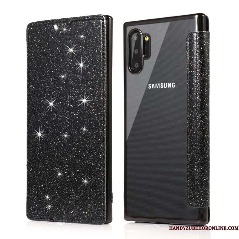 Hoesje Samsung Galaxy Note 10+ Zwart, Hoes Samsung Galaxy Note 10+