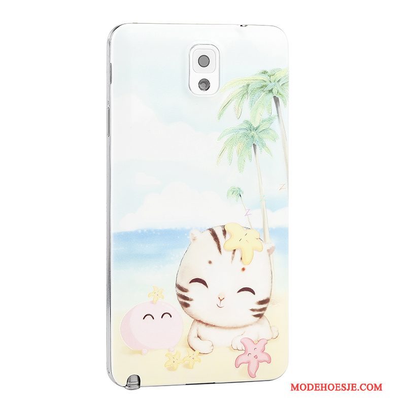 Hoesje Samsung Galaxy Note 3 Reliëf Achterkleptelefoon, Hoes Samsung Galaxy Note 3 Bescherming