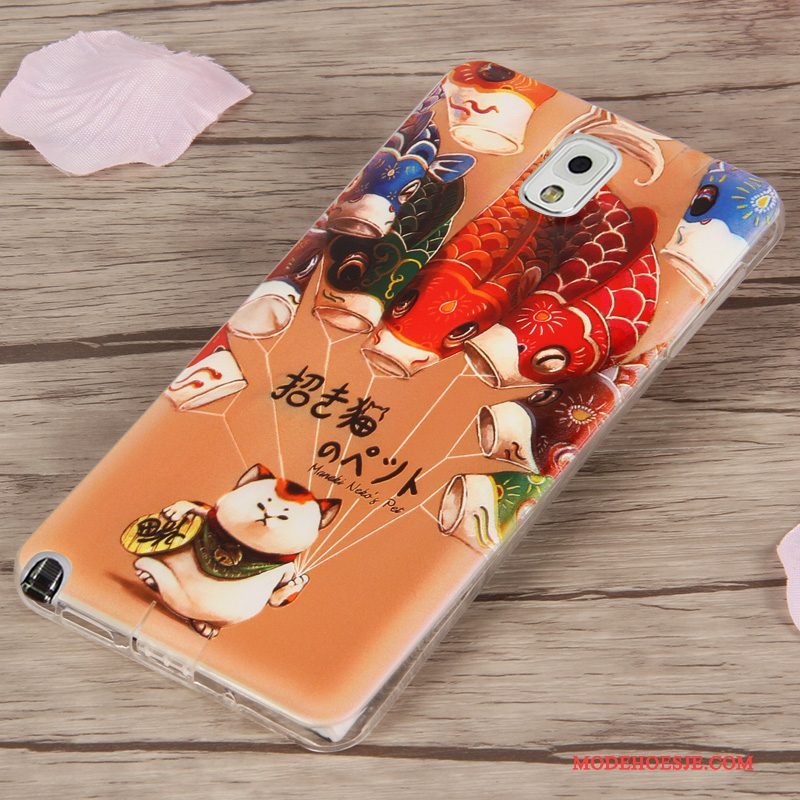 Hoesje Samsung Galaxy Note 3 Zakken Telefoon Anti-fall, Hoes Samsung Galaxy Note 3 Siliconen Dun Trend