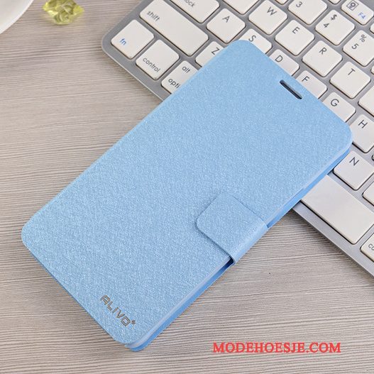 Hoesje Samsung Galaxy Note 4 Bescherming Blauwtelefoon, Hoes Samsung Galaxy Note 4 Leer