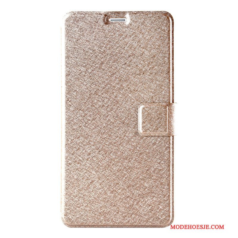 Hoesje Samsung Galaxy Note 4 Bescherming Goudtelefoon, Hoes Samsung Galaxy Note 4 Leer Anti-fall