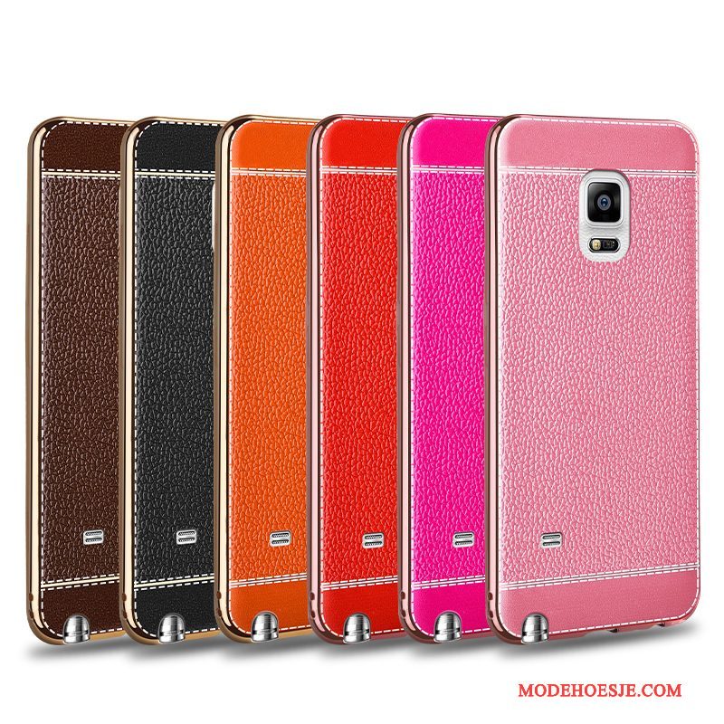 Hoesje Samsung Galaxy Note 4 Siliconen Anti-fall Trend, Hoes Samsung Galaxy Note 4 Kleur Persoonlijktelefoon