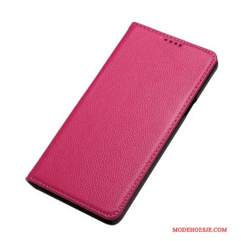 Hoesje Samsung Galaxy Note 5 Bescherming Roodtelefoon, Hoes Samsung Galaxy Note 5 Leer Watermeloen