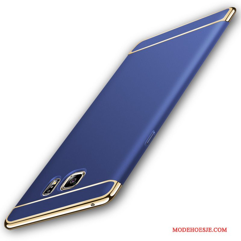 Hoesje Samsung Galaxy Note 5 Scheppend Hardtelefoon, Hoes Samsung Galaxy Note 5 Bescherming Anti-fall Blauw
