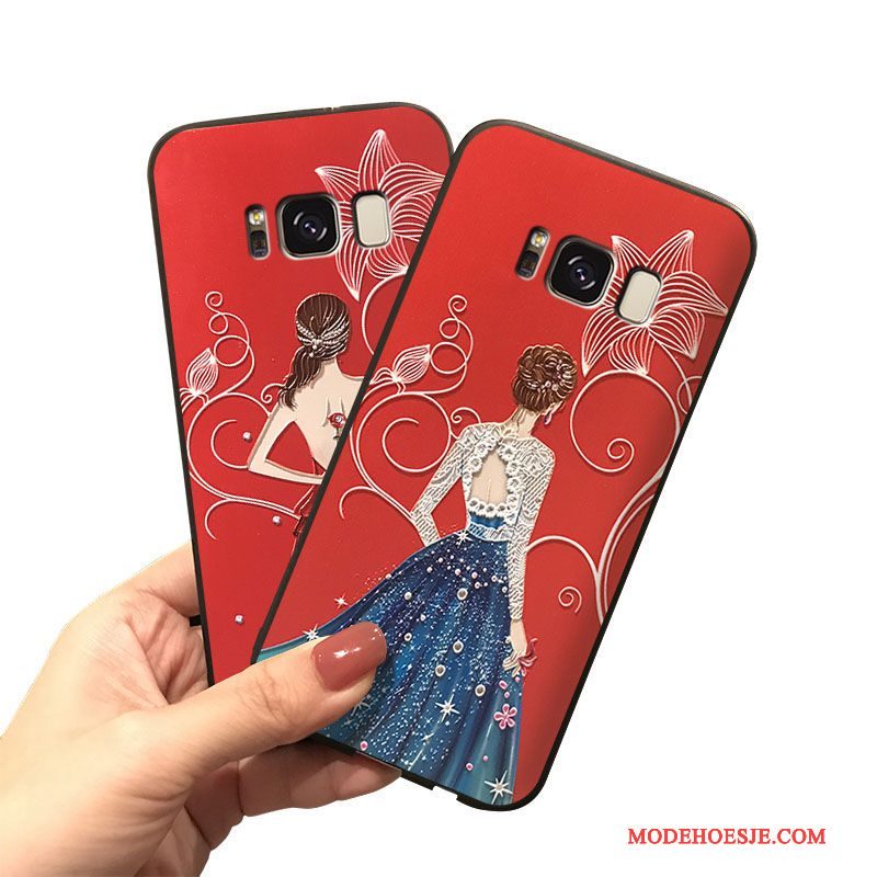 Hoesje Samsung Galaxy Note 5 Siliconen Telefoon Rood, Hoes Samsung Galaxy Note 5 Persoonlijk Hanger