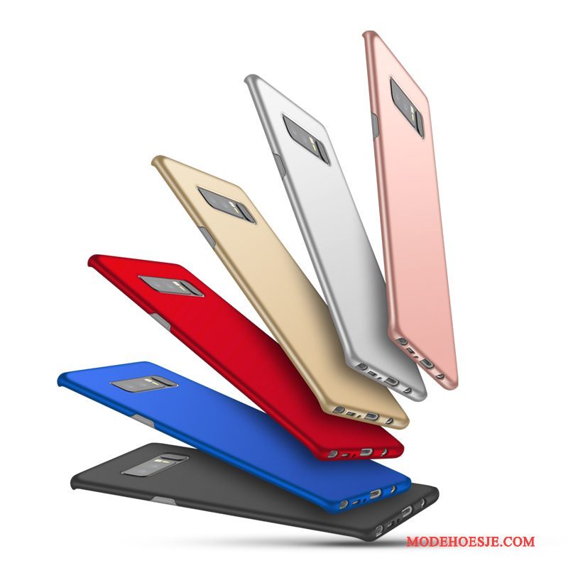 Hoesje Samsung Galaxy Note 8 Kleur Hard Schrobben, Hoes Samsung Galaxy Note 8 Siliconen Telefoon Anti-fall