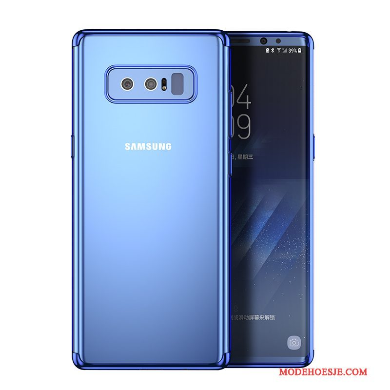 Hoesje Samsung Galaxy Note 8 Zakken Telefoon Mini, Hoes Samsung Galaxy Note 8 Zacht Anti-fall Blauw