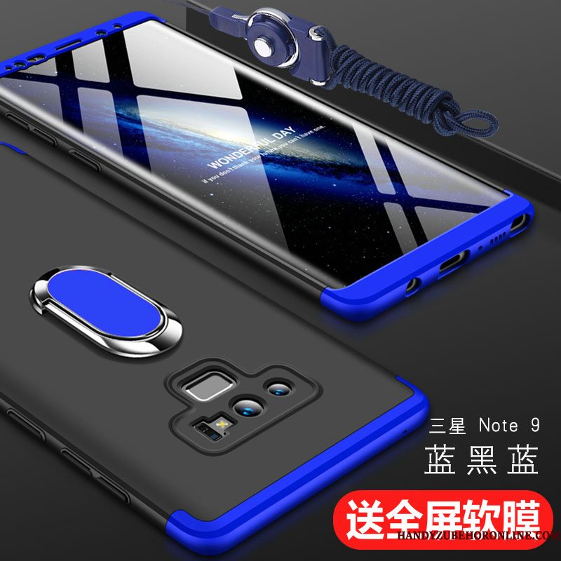 Hoesje Samsung Galaxy Note 9 Zakken Anti-fall Blauw, Hoes Samsung Galaxy Note 9 Bescherming Hard Dun