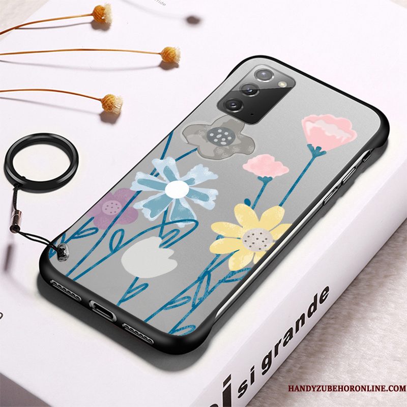 Hoesje Samsung Galaxy Note20 Zakken Zwart Hard, Hoes Samsung Galaxy Note20 Vers Patroon