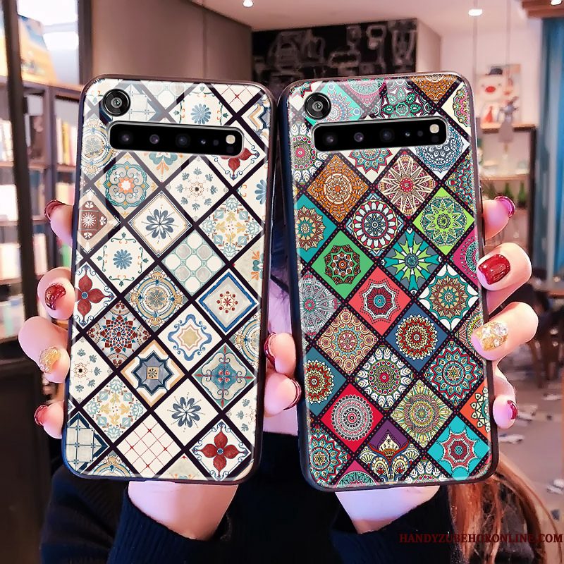 Hoesje Samsung Galaxy S10 5g Scheppend Telefoon Persoonlijk, Hoes Samsung Galaxy S10 5g Groen Glas