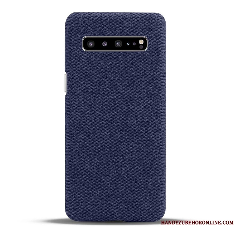 Hoesje Samsung Galaxy S10 5g Zakken Anti-fall Canvas, Hoes Samsung Galaxy S10 5g Patroon Persoonlijk