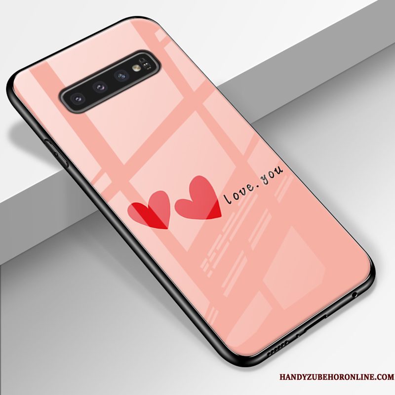 Hoesje Samsung Galaxy S10+ Bescherming Persoonlijk Mini, Hoes Samsung Galaxy S10+ Siliconen Glas Eenvoudige