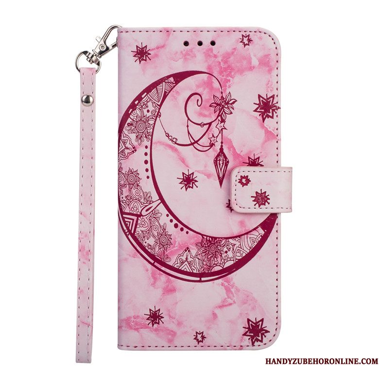 Hoesje Samsung Galaxy S10+ Bescherming Rozetelefoon, Hoes Samsung Galaxy S10+ Folio Anti-fall