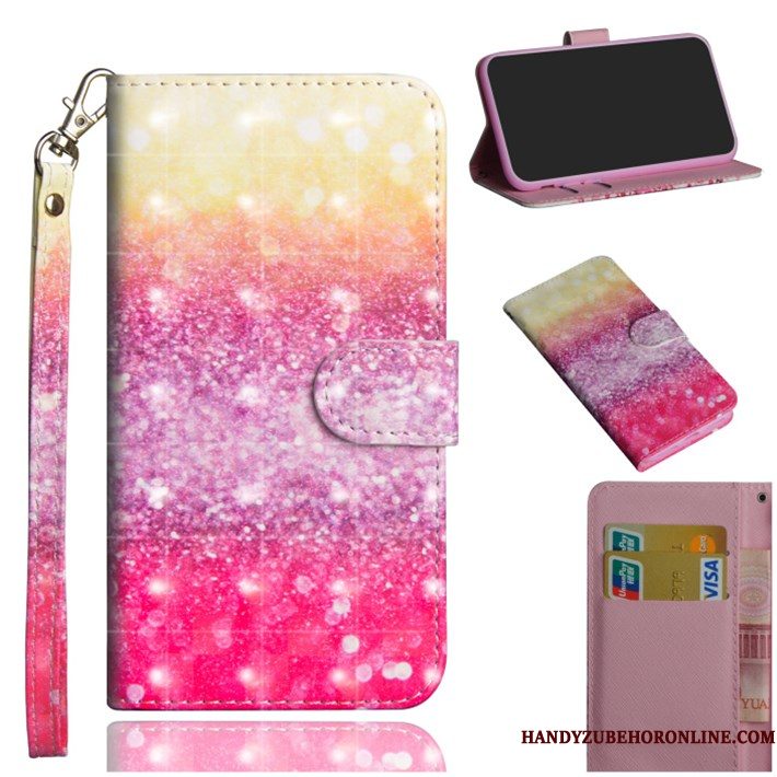 Hoesje Samsung Galaxy S10 Lite Bescherming Telefoon Rood, Hoes Samsung Galaxy S10 Lite Leer