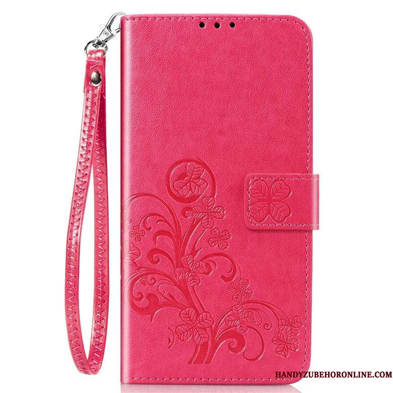 Hoesje Samsung Galaxy S10 Lite Leer Anti-fall Rood, Hoes Samsung Galaxy S10 Lite Bescherming Telefoon