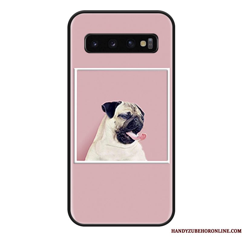 Hoesje Samsung Galaxy S10+ Siliconen Zoet Mooie, Hoes Samsung Galaxy S10+ Bescherming Hanger Persoonlijk