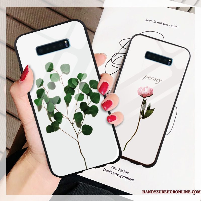 Hoesje Samsung Galaxy S10 Telefoon Glas, Hoes Samsung Galaxy S10 Anti-fall Jeugd