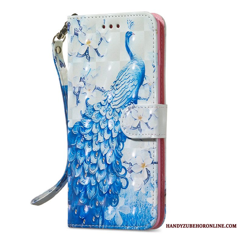 Hoesje Samsung Galaxy S10 Zacht Telefoon Blauw, Hoes Samsung Galaxy S10 Leer