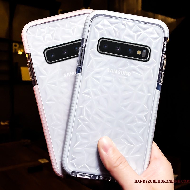 Hoesje Samsung Galaxy S10 Zacht Wit Nieuw, Hoes Samsung Galaxy S10 Bescherming Anti-falltelefoon