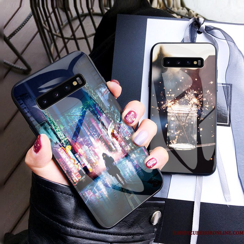 Hoesje Samsung Galaxy S10 Zakken Anti-falltelefoon, Hoes Samsung Galaxy S10 Scheppend Persoonlijk Hanger