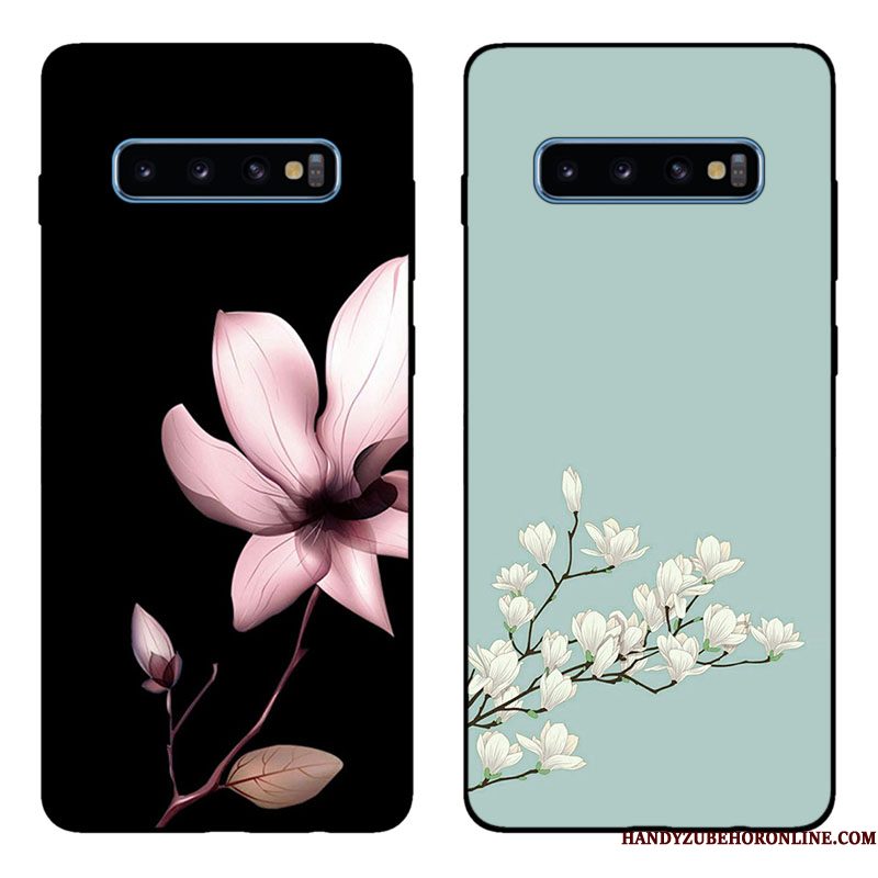 Hoesje Samsung Galaxy S10 Zakken Schrobben Zwart, Hoes Samsung Galaxy S10 Zacht Telefoon Pas