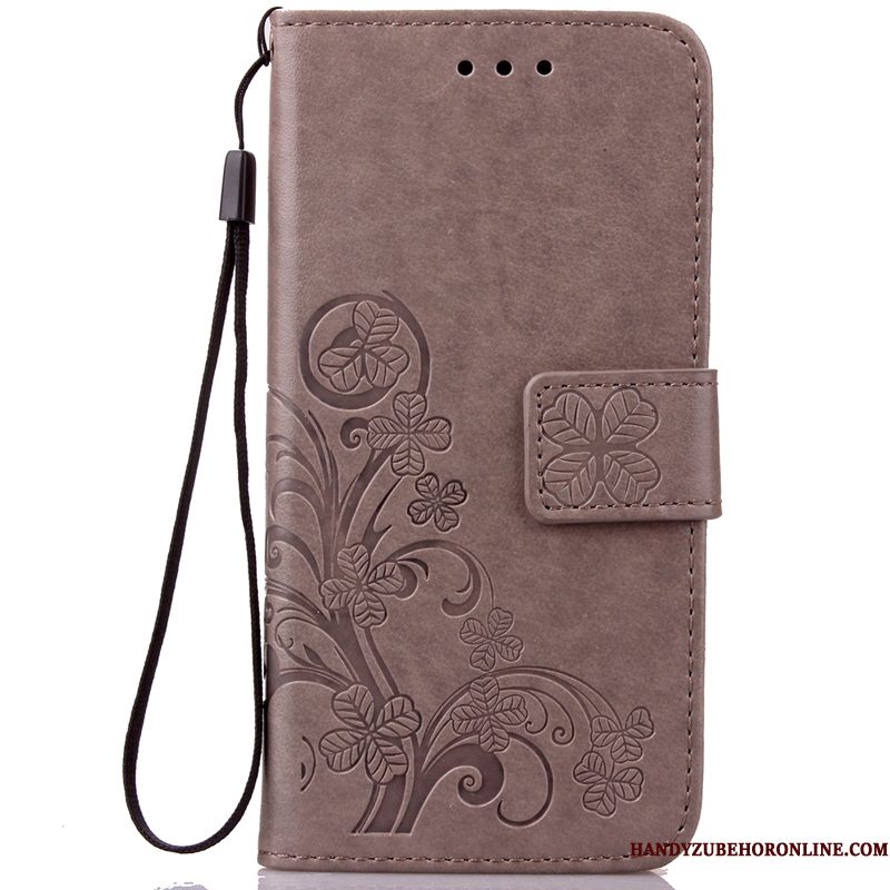 Hoesje Samsung Galaxy S10e Bescherming Rood Grijs, Hoes Samsung Galaxy S10e Folio Zwarttelefoon