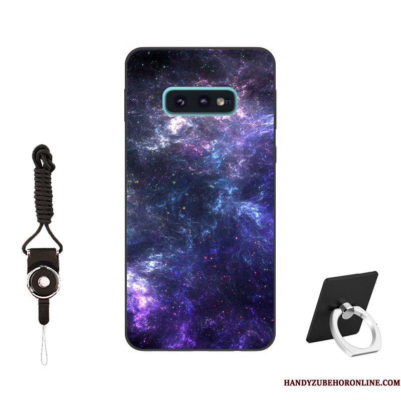 Hoesje Samsung Galaxy S10e Geschilderd Pas Blauw, Hoes Samsung Galaxy S10e Zacht Trendtelefoon