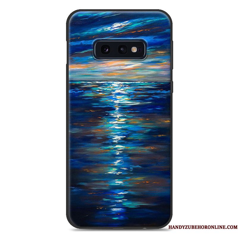 Hoesje Samsung Galaxy S10e Scheppend Trendtelefoon, Hoes Samsung Galaxy S10e Zakken Net Red Anti-fall