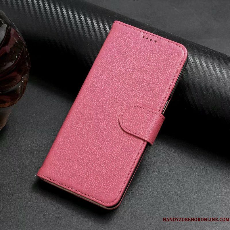 Hoesje Samsung Galaxy S10e Zakken Roze Koe, Hoes Samsung Galaxy S10e Leer Telefoon Anti-fall