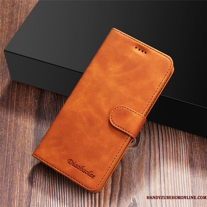 Hoesje Samsung Galaxy S20 Ultra Folio Anti-falltelefoon, Hoes Samsung Galaxy S20 Ultra Zakken Geel Bedrijf