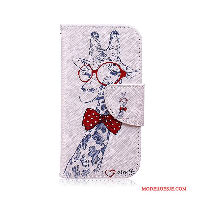 Hoesje Samsung Galaxy S3 Folio Telefoon Wit, Hoes Samsung Galaxy S3 Leer