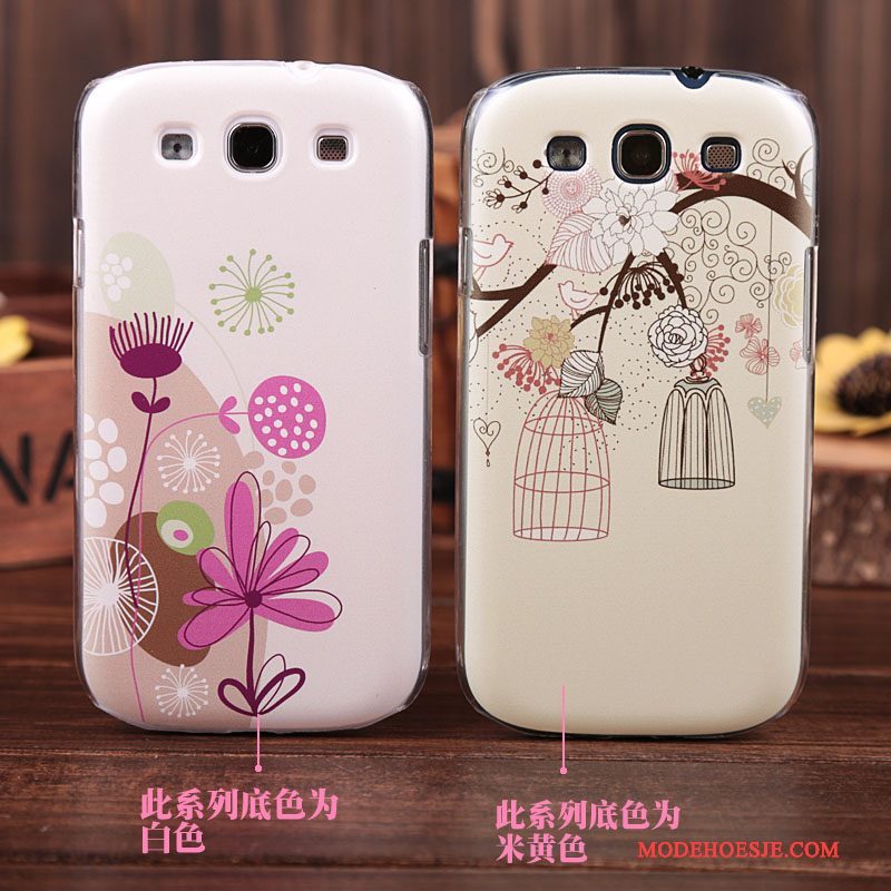 Hoesje Samsung Galaxy S3 Geschilderd Hardtelefoon, Hoes Samsung Galaxy S3 Kleur Achterklep