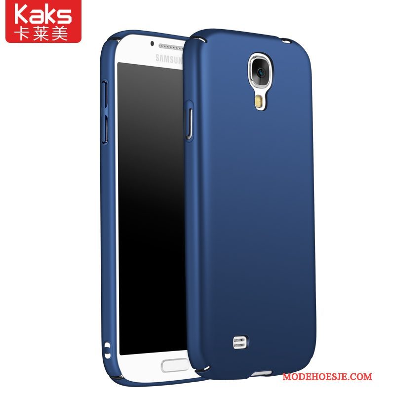 Hoesje Samsung Galaxy S4 Siliconen Schrobben Donkerblauw, Hoes Samsung Galaxy S4 Zakken Telefoon Hard