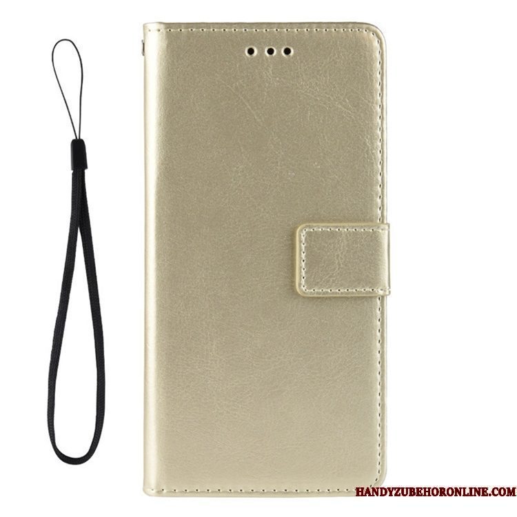 Hoesje Samsung Galaxy S41 Leer Telefoon Hanger, Hoes Samsung Galaxy S41 Folio Kaart Goud