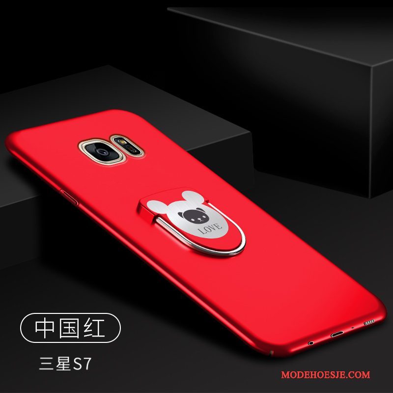 Hoesje Samsung Galaxy S7 Anti-fall Rood, Hoes Samsung Galaxy S7 Hard Trend