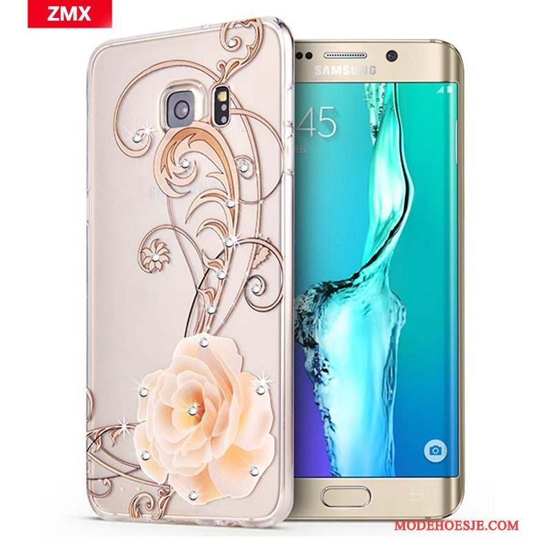 Hoesje Samsung Galaxy S7 Bescherming Anti-fall Lichte En Dun, Hoes Samsung Galaxy S7 Zacht Geeltelefoon